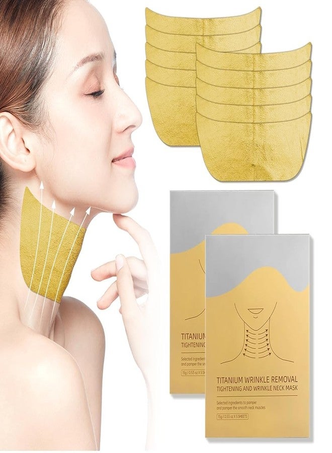 YILEST Neck Wrinkle Patches, Neck Mask for Tightening, Firming and Lifting, Anti-Wrinkle Wrap, Line Remover (10 Sheets) - Image 1